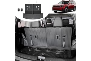 HOUCLEMIC Trunk Mat Compatible with 2024 Hyundai Santa FE-TPE All Weather Protection Black Rear Cargo Liners for Hyundai Santa Fe 2024 Accessories