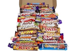 THREE STRAWBERRY LTD The Ultimate Hand Boxed Luxury Chocolate Hamper, 31 Different Full Size Bars