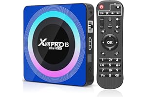 GÉNÉRIQUE Android 13.0 TV Box, Smart TV Box 2GB RAM 16GB ROM RK3528 Quad-Core 64bit Cortex-A53 GPU Mali 450 MP2, Boitier TV Support 8K Ultra HD WiFi 2.4/5.0GHz