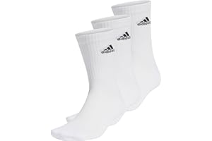 adidas Unisex Cushioned Crew Socks 3 Pairs