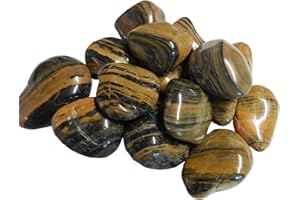 AQUAGART Guijarros pulidos, grava brillante, guijarros de río, guijarros, grava de jardín, grava ornamental, negra o marrón - diferentes cantidades (20 kg marrón)