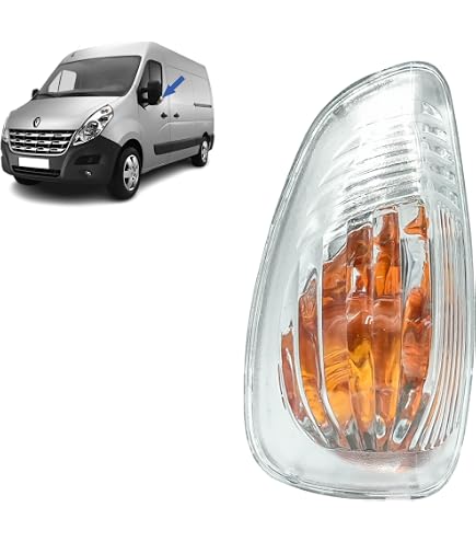 Lentille Clignotant Voiture Gauche Droite Pour NV400 Master MK3 Movano - Boîtier Résistant Intempéries