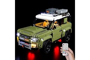 FYHCY Remote Control Led Lighting Set for Lego 42110 Land Rover Defender, LED Light Kit Compatible With Lego Land Rover Defender 42110 (ONLY Light Set) Remote control