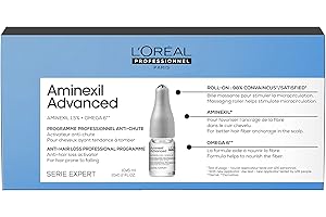 L'ORÉAL PROFESSIONNEL PARIS L'Oréal Professionnel, Leczenie zapobiegające wypadaniu włosów 10 dni, zmniejsza wypadanie włosów od 6 tygodni, pielęgnacja w rolkach redensyfikujących i stymulujących dla mężczyzn i kobiet, bez