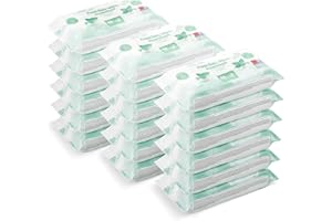 by Amazon Toallitas refrescantes para bebé, 1008 toallitas, sin perfume, 18 paquetes de 56 (anteriormente era la marca Mama Bear, pero es el mismo producto)