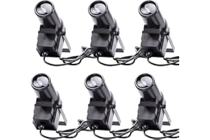 U`King LED Pinspot Lights with 30W RGBW Stage Spotlight Effect by dmx512 Great for Live Home DJ Disco Wedding Dance Party Mirror Ball Lighting