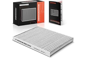 Frankberg Cabin Air Filters with Activated carbon Compatible with B-Max JK B-Max Van JK Fiesta Saloon Fiesta V Van Fiesta VI CB1 CCN Fiesta VII HF HJ Replace# H1BH19G244AA