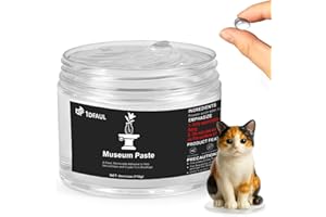1DFAUL 4 oz Exhibits Gel for Museum, Removable Clear Museum Paste Putty Wax, Reusable & No Residue, Fixed Collection Artifacts and Decorations to Prevent Vibration, Falling