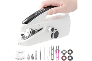 BAFEIL Hand Sewing Machine - Portable Sewing Machine, Mini Sewing Machine for Beginners, 2 Speed Adjustment Electric Portable Sewing Machine, Easy to Use and Fast Stitch, for Home DIY & Travel