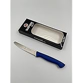 Solingen Ritter Tırtıklı Mutfak Bı&ccedil;ağı, 10 Farklı Renk Se&ccedil;eneği, Doğrama ve Servis İ&ccedil;in (Mavi)