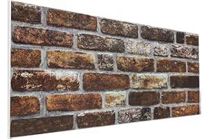 DELLEDECOR 3D BRICK EFFECT DECORATIVE WALL PANELS CEILING TILES CLADDING POLYSTYRENE PANEL TILE 50x100cm (ST141)