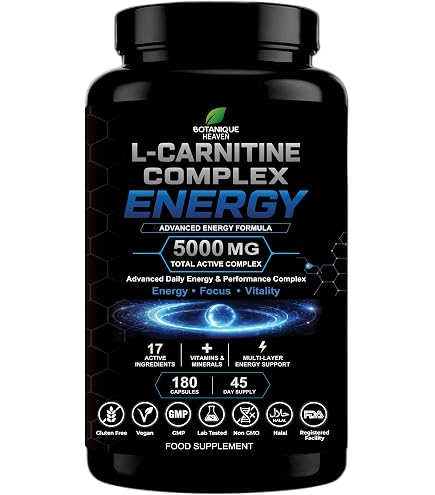 TREC Nutrition L-CARNITINE Complex - 90 Capsules - L-Carnitine for Enhanced Stamina, Weight Loss, and Endurance Boost