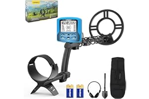 【2025 Neu】 OMMO Metalldetektor für Erwachsene, Metalldetektor Profi Set mit 72-125cm Einstellbaren Stiel, 5 Modi, IP68 wasserdichte Spule, Hohe Genauigkeit, Metalldetektoren mit Verbesserter DSP-Chip