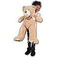 Bananair - Giant Teddy Bear - Ultra Soft and Fluffy, Cuddles Assured - XXL Teddy Bear for Birthdays, Bedroom Decor, Celebrations (Beige, 100cm)