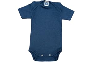Cosilana, Body dziecięce z krótkim rękawem, 70% wełna (kbT), 30% jedwab