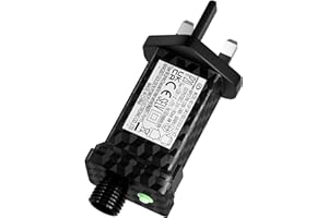 FULYBAO Transformer Plug for Christmas Lights, 31V 6W Christmas Light Plug Replacement with Timer, 8 Modes, Memory Function, IP44 Waterproof Power Supply Adapter for Xmas Tree Lights,Icicle Fairy String Light