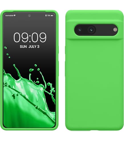 Custodia Google Pixel 3a XL Kwmobile - Cover In Silicone TPU, Nero Matt, Antiscivolo - Foto 3