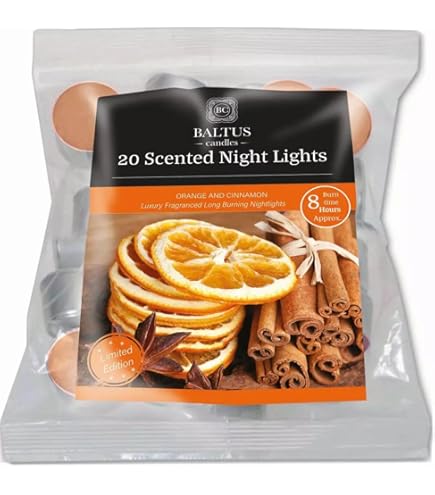 Shearer Candles Victorian Winter 8 Pezzi Candele Profumate Shearer Victorian Winter | Confezione Da 8 Lumini All'Incenso E Mirra - Diffusore Incluso Scatola Regalo Candele