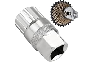 Lotnut Outil Réparation Retrait Roue Libre Vélo Cassettes，Outil de démontage de l'arbre Central de vélo de Montagne pour Volant d'inertie Shimano Sunrace Sram Dnp 6, 7, 8, 9, 10, 11 Vitesses