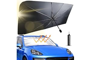HOME KOKO LOOK POP-UP Ombrello Parasole Auto Parabrezza Interno Universale 140cm Per Macchina Media e Grande/SUV/JEEP