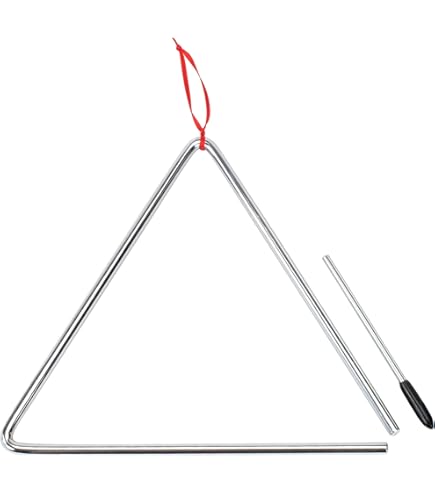 Triangolo Musicale JSKWIKE 12.5cm - Strumento Percussione Per Bambini E Educazione - Foto 10