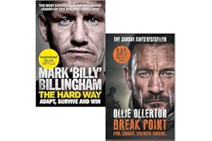 À la dure : s'adapter, survivre et gagner par Mark 'Billy' Billingham & Break Point : SAS : Who Dares Wins Incredible True Story de l'hôte par Ollie Ollerton Coffret de 2 livres