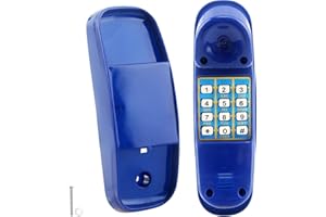 Haconba Swingset Phone Toys Playground Phone Pretend Treehouse Telephone Toy with Numeric Key for Outdoor Playground Jungle Gym Accessories (Blue)