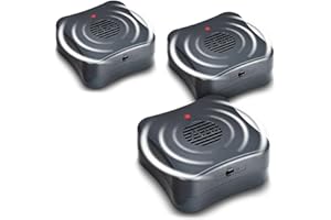 Gardigo® Mäusevertreiber Mobil - 3er Set | Ultraschall Mäuseabwehr gegen Mäuse und Ratten | Mobil einsetzbar durch Batteriebetrieb | Wirkungsbereich bis ca. 40m² | Ratten vertreiben Mäuse vertreiben