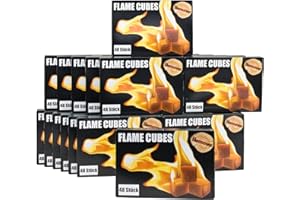 1152x Cubes Allume-Feu Allume Cube Allume-Grill Allume-Feu pour Cheminée Gril Four Briquet à Charbon d'Allumage Cube Flameup