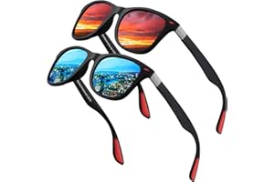 PERFECTMIAOXUAN Polarised Sunglasses Mens Women Retro For Summer Travel Holidays Fishing Driving Hiking Ultralight Classic Vintage Sun Glasses UV Protection