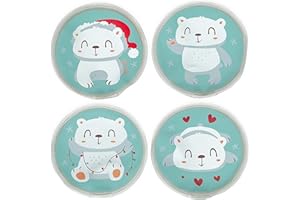 MIK FUNSHOPPING Chauffe-mains et chaufferettes Chouettes en pastel – Lot de 3