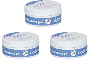 Ubbi Lavender Scented Odour Absorbing Gel Value Pack, Diaper Pail Odour Control Gel Packs, Baby Nursery Essentials, 3 Count