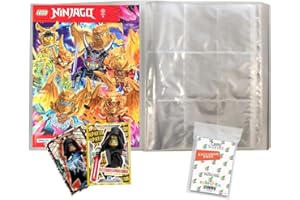 ‎COLLECT-IT.DE MY HOME OF CARDS + TOYS Bundle mit Blue Ocean Lego Ninjago Serie 8/Next Level Trading Cards - 1 Leere Sammelmappe (Ninjago 8)