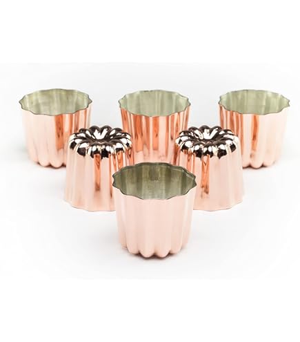 Vorm Mini-cakevormen Voor Het Bakken Cannele-vorm, Bordelaise Bakvormen Anti Aanbakvorm Muffinvorm Panna Cotta Vormen Voor Cannele Cupcake Jelly Koolstofstaal 6 Holtes