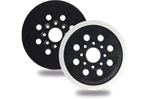 Plato de Lijado de 125mm de Repuesto Compatible con Bosch RS035 GEX 125-1 AE, PEX 220 A, PEX 220 AE, Skil 7402/7490 Lijadora por Poweka