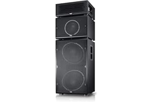 Teufel Power HiFi Système de Haut-Parleur Bluetooth modulaire - Système de sonorisation DJ - 440 W - Ports étendus - 2 caissons de Basses - Expérience de Concert dans Le Salon - Noir