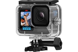AFAITH Waterproof Case for GoPro Hero 13/12/11/10/9 Black, 50M/164FT Underwater Diving Photography Protective Housing Shell Cover for GoPro Hero 13/12/11/10/9 Black