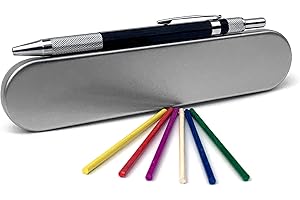 Creavvee Tailor's Chalk Pen 7-Piece Set with Holder 6, Assorted Colours