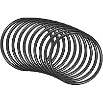 O-Ring In Gomma Nitrilica NBR Nere Guarnizioni Ad Anello - Sezione 1 Mm, Per Uso Metrico Anelli Di Tenuta Neri - Foto 6