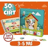&Ccedil;ocuğumun Cırt Cırtlı Yapboz Tak-&ccedil;ıkar Aktivite Kitabı 50 Adet Cırt 3-5 Yaş, Okul &Ouml;ncesi Eğitim