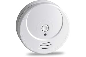 SEBSON 10 Jahres Rauchwarnmelder, DIN EN 14604 Zertifiziert, fotoelektrischer Rauchmelder GS506G, Lithium Langzeit Batterie, 
