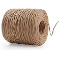Fil De Papier Rotin 200m X 2mm - Naturel Pour DIY, Bouquets, Déco | Biodégradable Et Flexible