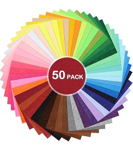 Feltro Colorato 40x60 Cm - 6 Fogli Spessore 3mm Per Lavoretti E Fai Da Te - Foto 14