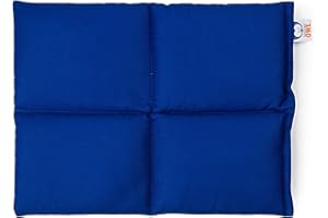 Sensory Owl Coussin Lesté Coussin Pondéré pour Genoux Thérapeutique en Coton pour Enfants Adultes Réduction du Stress 30 x 40 cm 4 kg Bleu