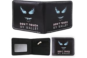 Ainvliya Venom Wallet for Kids, PU Leather Coin Purse Bi-Fold Wallets Cartoon Cool RFID Blocking Card Holder, Men Wallets with Zip Coin Pocket Birthday Gift for Boys Girls Fans