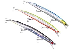 AKAMI Wild Kit da 3 Artificiali Minnow Long Jerk