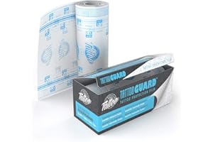 ‎BELIEVA TATTOO Believa Tattoo Protection Film - Transparente Hautschutzauflage - Atmungsaktiv, wasserdicht und flexibel - 10m x 15cm (Rolle)