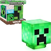 Creeper Minecraft Desk Lamp - Official Lamp with Sounds, Night Light for Children