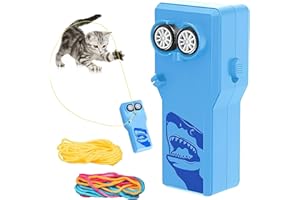 GROVL Lasso Rope Launcher Propeller Loop Lasso String Shooter Toy, Handheld Rope Launcher Toy Handheld Zip String Rope Launcher(Blue)