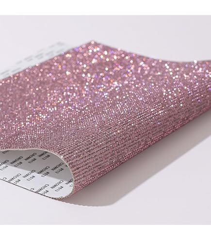 Molyorch Diy Strass Kristal Zelfklevend Papier, Zelfklevende Glitter Strass Kristallen Gem Stickers, Bling Bling Crystal Strass Sticker, voor Schoen, Kleding, Telefoon Hoesje, Auto (Champagne